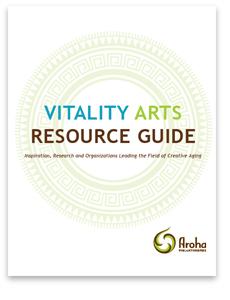 Cover of the Vitality Arts Resource Guide
