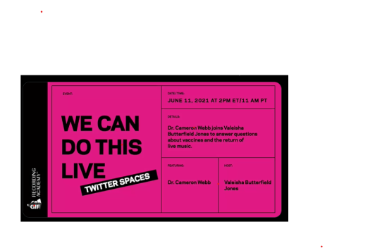 we can do it live flyer info