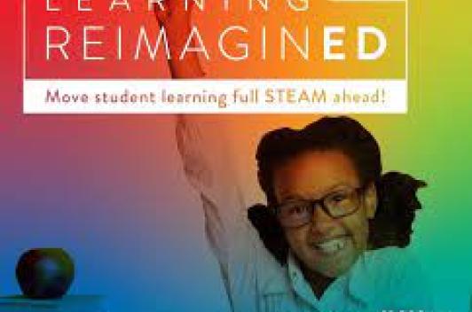 includes a young girl raising her hand to ask a question and learning reimagined written 